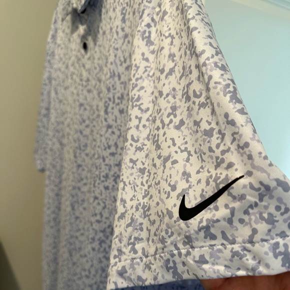 New Never Worn Nike Dri-Fit Purple Camo Golf Polo - Picture 3 of 3